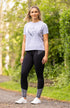 BARE Performance Riding Tights - Grey Python